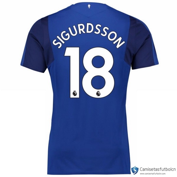 Camiseta Everton Primera equipo Sigurdsson 2017-18